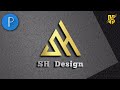 How To Make S H Logo On Pixellab S H Logo Dhakaya Show