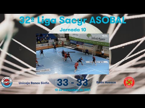 32ª Liga Sacyr ASOBAL J10: Unicaja Banco Sinfín - Bada Huesca 33-33