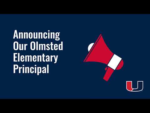 Announcing Our Olmsted Elementary Principal 2023-24