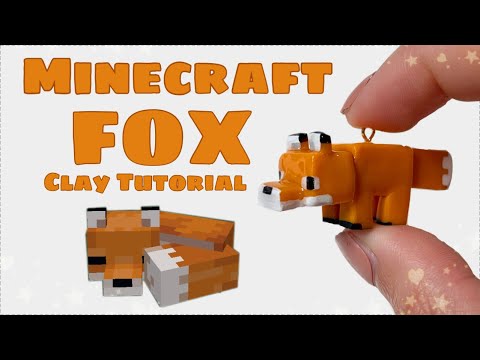 Minecraft Fox - [ Polymer Clay Tutorial ]