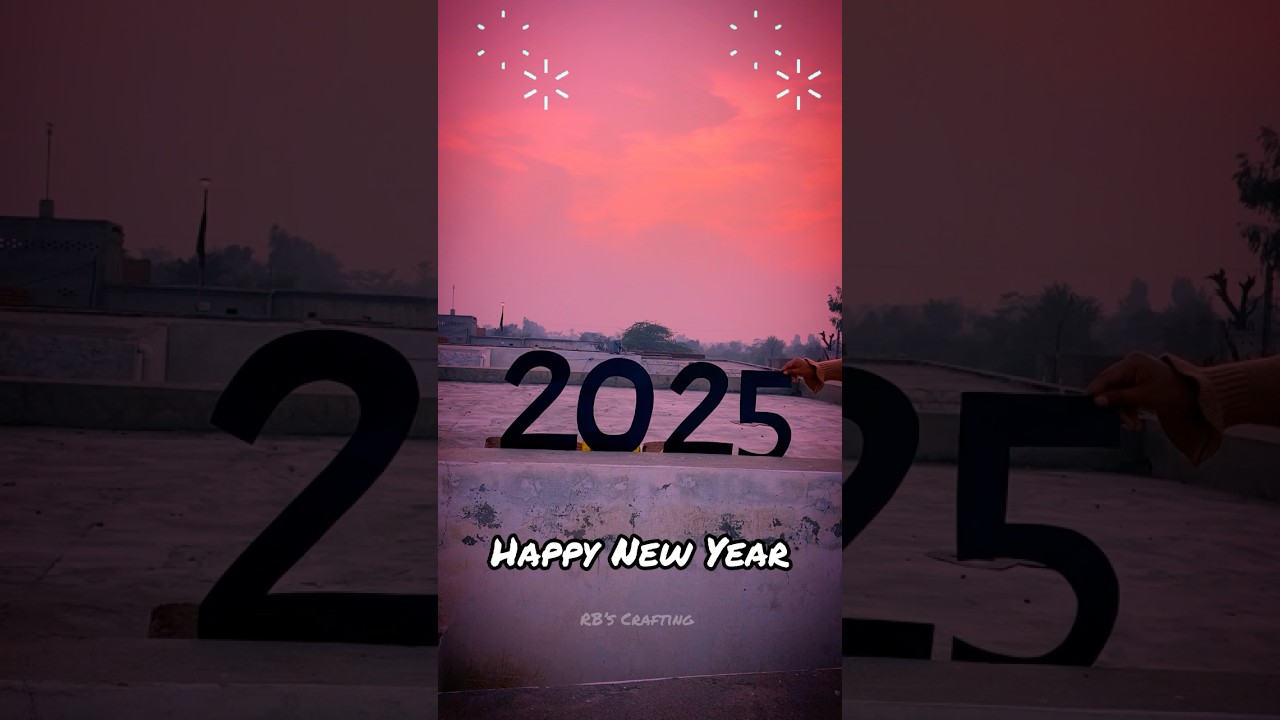 Goodbye 2024 Welcome 2025 | Happy New Year 2025 | #shorts #2025