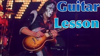I'm In Need of Love - Ace Frehley/KISS Guitar Lesson - Solo