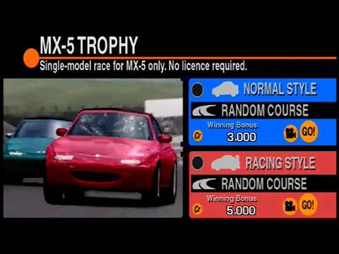 Gran Turismo 2 Walkthrough Part 78 MX-5 Trophy
