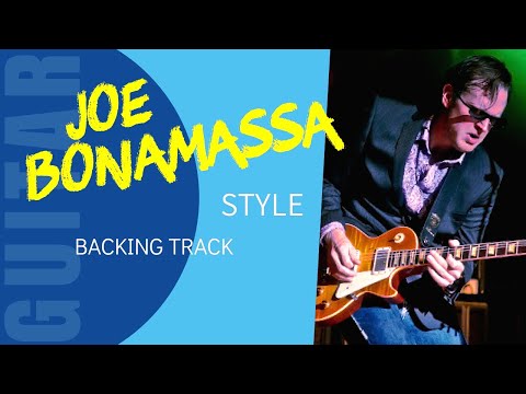 JOE BONAMASSA Blues Guitar Backing Track jam in A minor (AV40)