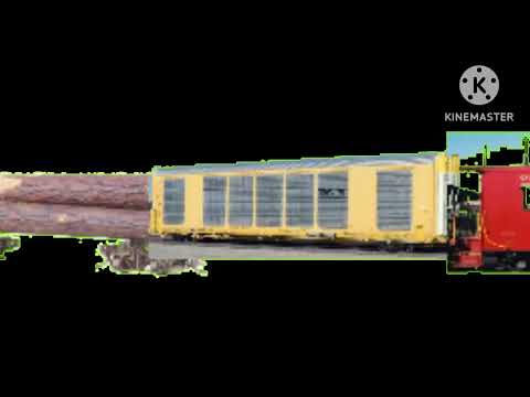 3D Freight Train Cars - Railway Vehicles - Trains - Poukidscamp (Fun & Educational) by Poukidscamp