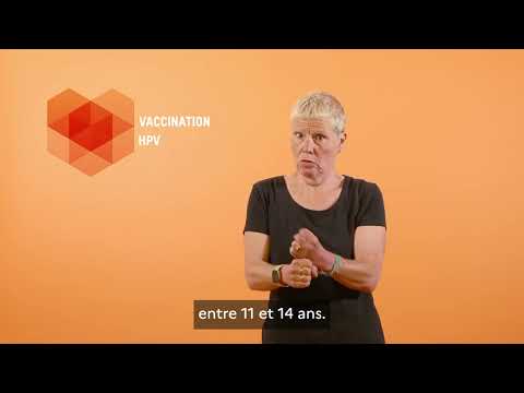 Vaccin HPV - Langue des signes