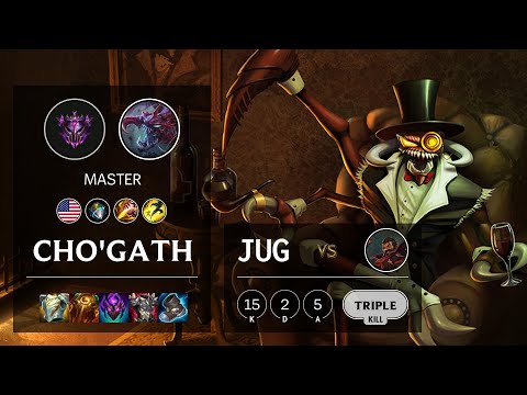 Cho'Gath Jungle vs Graves - NA Master Patch 10.23