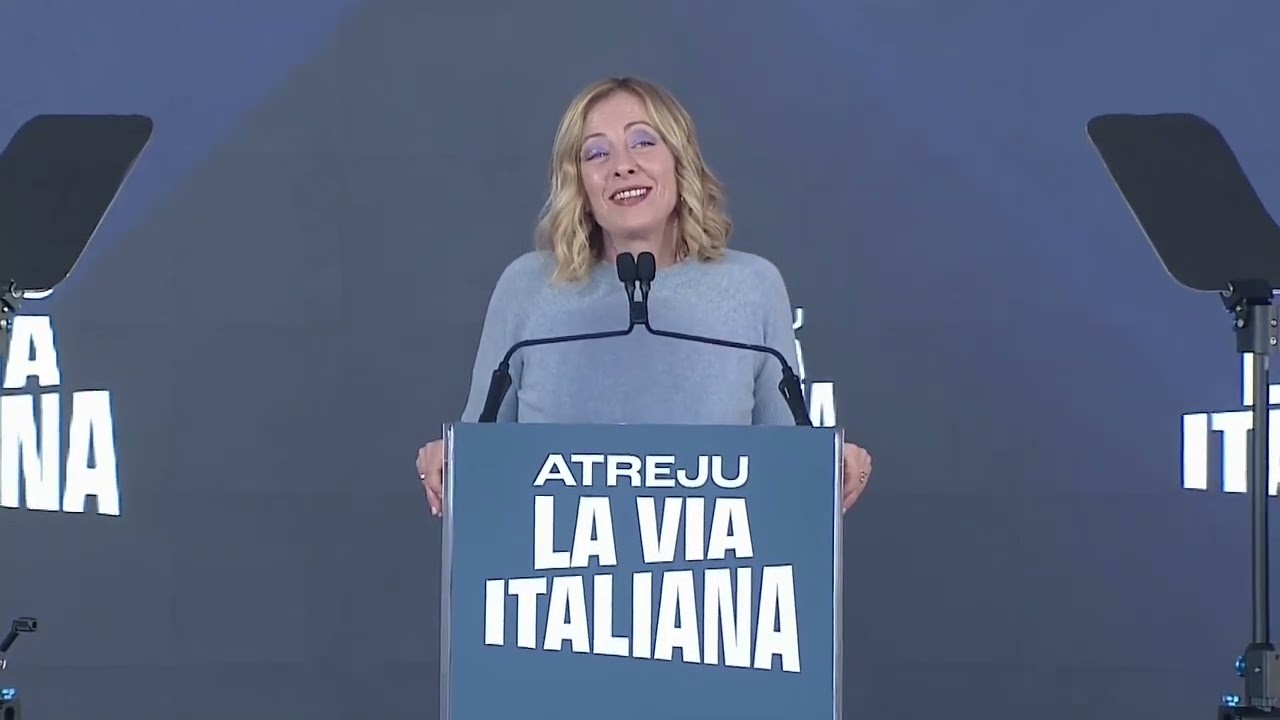 *Ultim'ora* Una straordinaria Giorgia Meloni interviene sul palco di #atreju. Non perdetela!