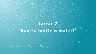 Lesson 7... How to test your English (Recorded by me... Richard Nguyen)