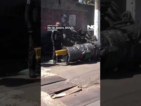 Rio police free hostages in raid that leaves eight dead #nocomment #youtubeshorts #riodejaneiro