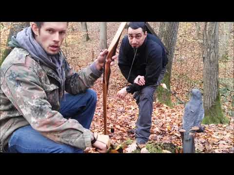 Merlin_Bow  TAURUS  CustomBogen Hybrid  --  3D Parcour Test mit Tobi aka. Traditional Archer 92