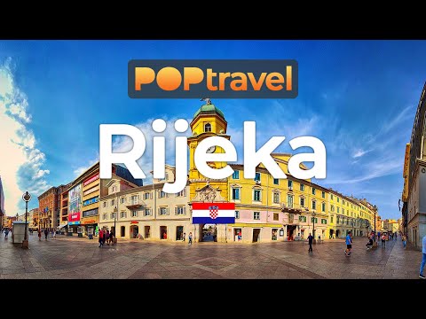 Walking in RIJEKA / Croatia 🇭🇷 - 4K 60fps (UHD)