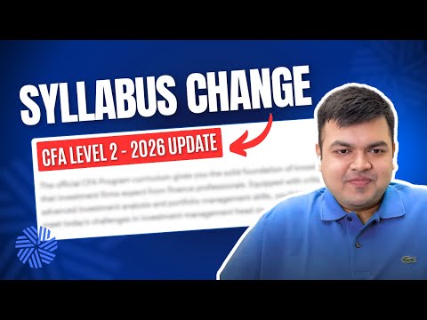 Mise à jour du programme CFA L2 : 2026