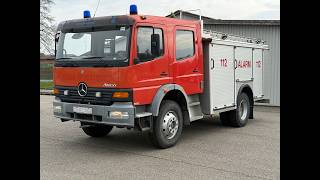 Пожарная машина Mercedes-Benz Atego CREWCAB 1528 AF 4x4 2.500 Liter RUBERG | Изображение 4 - Autoline