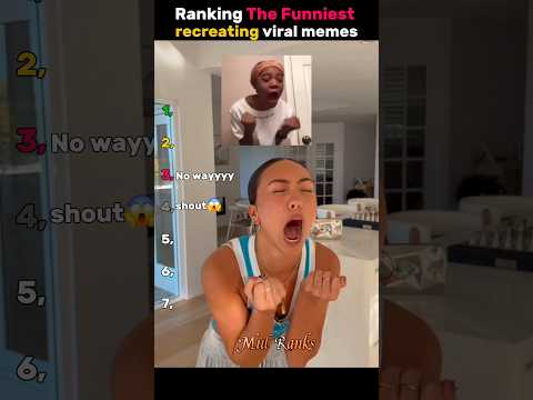 Ranking The Funniest Recreating Viral Memes #ranking #funny #memes