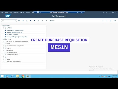 How to Create Purchase Requisition in SAP | SAP MM FULL COURSE | Hindi