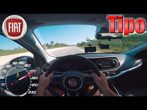 2018 Fiat Tipo | TOP SPEED on German Autobahn✔