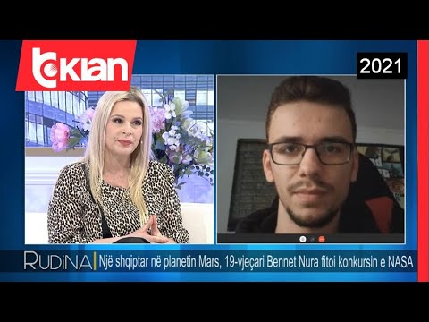 Nje shqiptar ne planetin Mars, 19 vjeçari Bennet Nura fitoi konkursin e NASA - Rudina - 2 Mars 2021