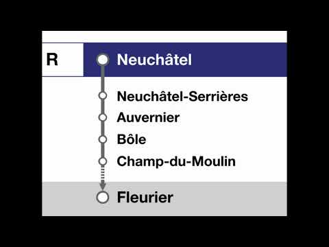 annonce TransN » R Bienvenue à Neuchâtel en direction de Fleurier (Travaux) | SLBahnen