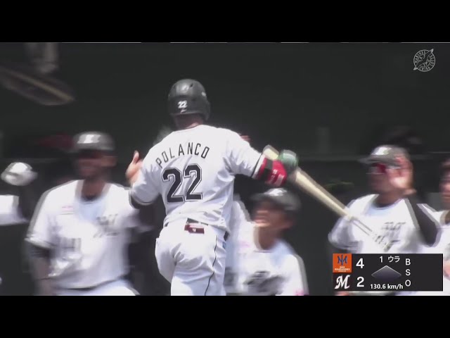 【ファーム】打った瞬間!! マリーンズ・ポランコ ライトへのホームランで点差を縮める!! 2025年6月5日 千葉ロッテマリーンズ 対 オイシックス新潟アルビレックスBC