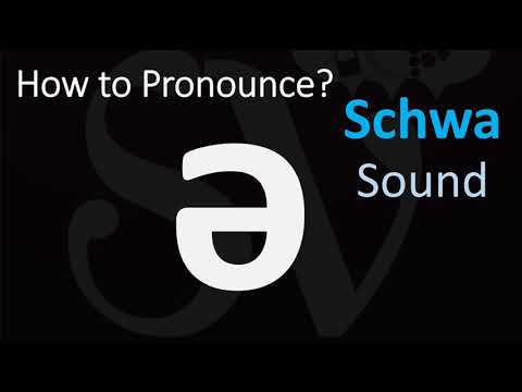 How to Pronounce the SCHWA /ə/ Sound?