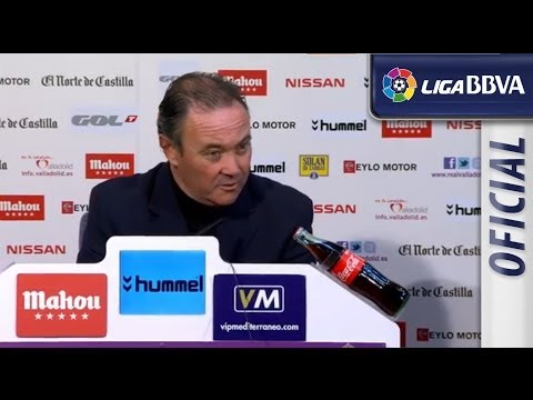 Rueda de Prensa de Juan Ignacio Martínez tras el Real Valladolid (3-0) Celta - HD