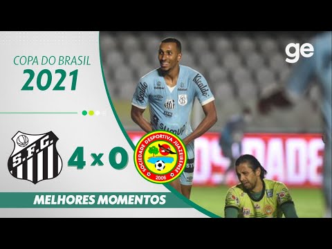 Gols e lances de Santos x Juazeirense