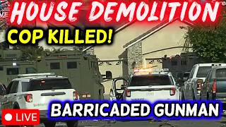 🔴 BREAKING: Deputy Killed Suspect Barricaded as SWAT Tears House Apart Porterville CA