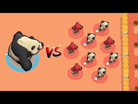 BEAR VS 9 NITA'S :: FUNNY CHASE GAME | Brawl Stars Funny Gameplay