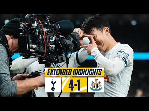 TOTTENHAM HOTSPUR 4-1 NEWCASTLE UNITED // PREMIER LEAGUE EXTENDED HIGHLIGHTS