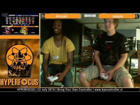 Hyperfocus - Amsah (Sheik) vs LLL.Jeapie (Captain Falcon, Squirtle) | Singles (L) Semifinals