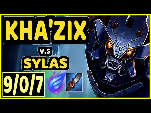 KREOX (KHA'ZIX) vs SYLAS - 9/0/7 KDA JUNGLE GAMEPLAY - EUW Ranked GRANDMASTER