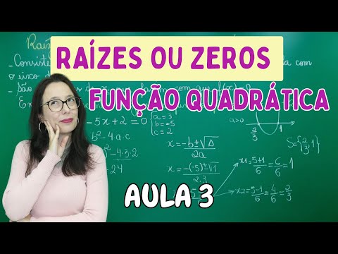 RAÍZES OU ZEROS DA FUNÇÃO QUADRÁTICA - POR BHASKARA E SOMA E PRODUTO - Professora Angela Matemática