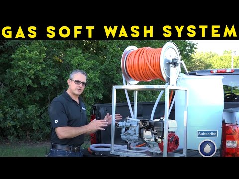 Delux® Stallion Gas Powered Soft Wash System with Titan Hose Reel