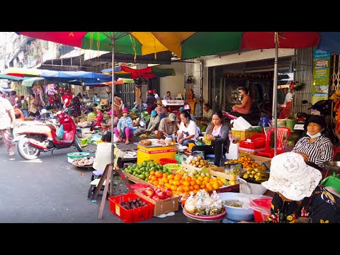 Street Food Tour - Cambodian Natural Living In Phnom Penh Market