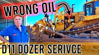 D11 Bulldozer Maintenance Day | D11 Bulldozer | Vlog 307