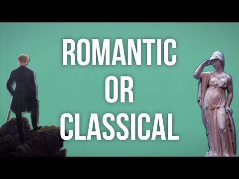 あなたはロマン派ですか、それともクラシック派ですか？ (Are You Romantic or Classical?)