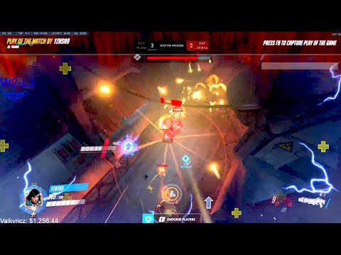 POTG! YZNSA INSANE NANO PHARAH GAMEPLAY OVERWATCH SEASON 26 TOP 500