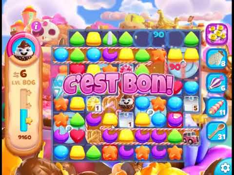 Cookie Jam Blast Level 806 - NO BOOSTERS 🍪 | SKILLGAMING ✔️