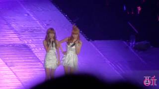 [大酥團] 101017 Jessica + Tiffany - Talk To Me @ SNSD 1st Asia tour in Taiwan (FanCam)