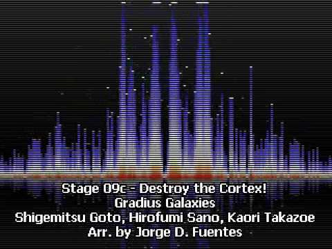 Stage 09c - Destroy the Cortex! - Last Boss - Gradius Galaxies