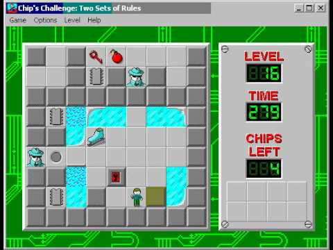 CCLP3 level 16 solution - 254 seconds