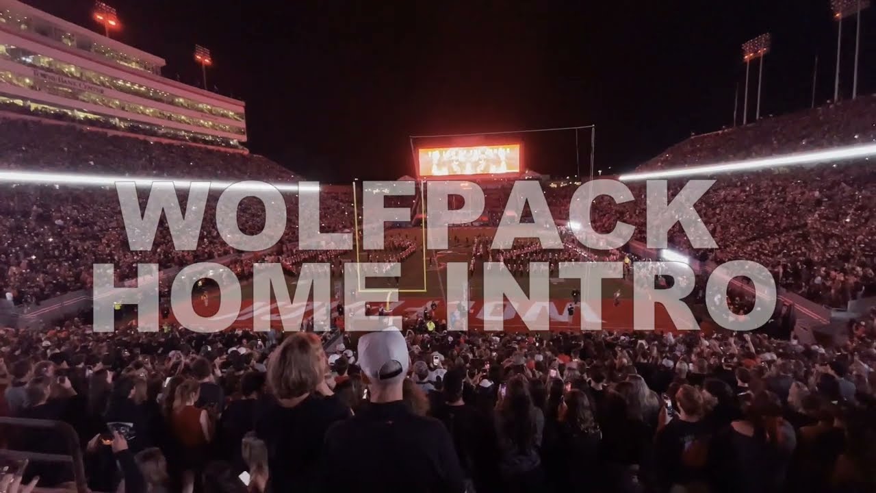 NC State Wolfpack Football Home game intro