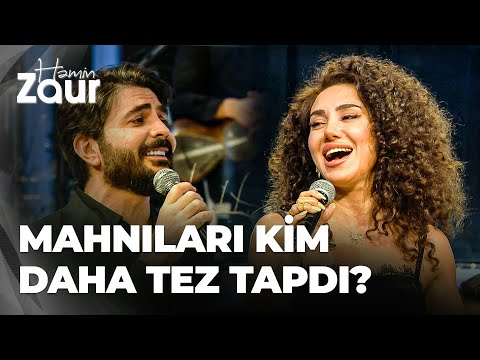 Həmin Zaur | Elçin Cəfərov və Mehin Hümbətova studiyada əyləncəli musiqi oyunu oynadı