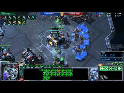 Nerchio ZvT Center 1080p polski komentarz StarCraft 2 Heart of the Swarm