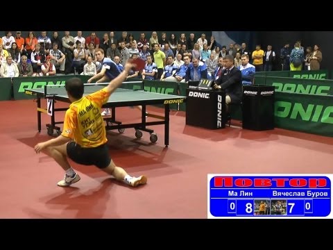 MA Lin vs Vyacheslav BUROV 1/4 Russian Premier League Playoff Table Tennis