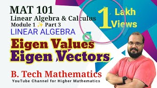 Eigen Values & Eigen Vectors Linear Algebra (P