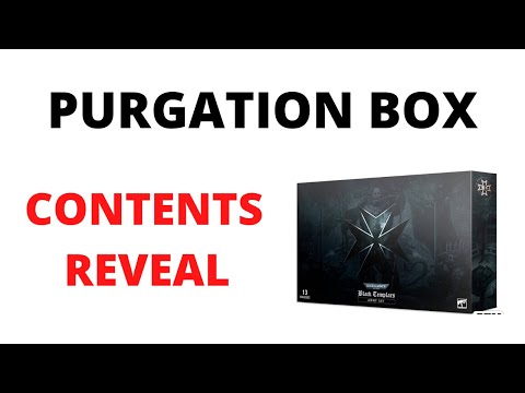 Purgation Box Set: Contents Reveal! New Black Templars Space Marines and Codex