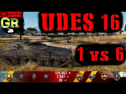 World of Tanks UDES 16 Replay - 7 Kills 6.8K DMG(Patch 1.7.0)