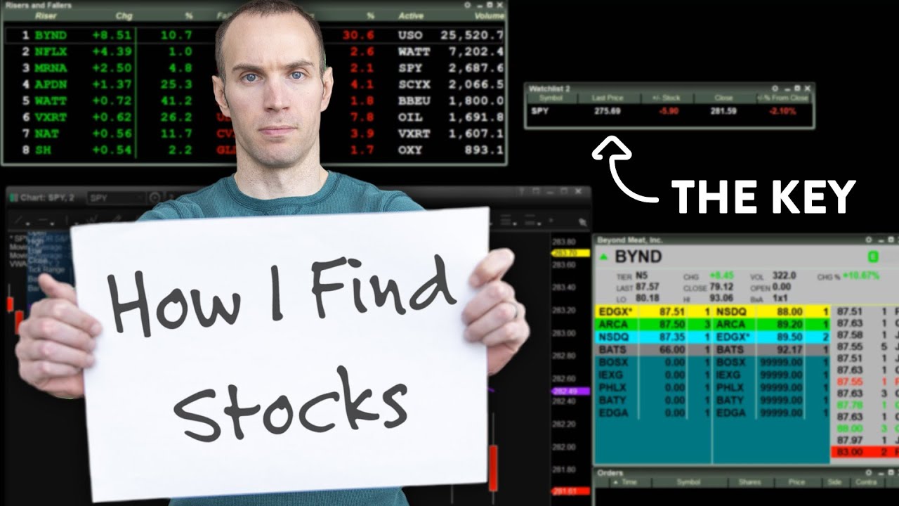 How I Find Stocks to Trade (Day Trader Strategy)